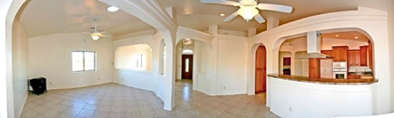 View fromSlider, towards Front Door